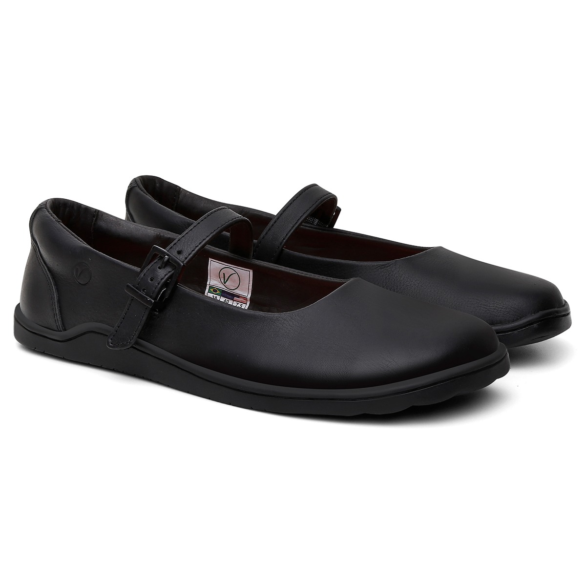 02-10-25 04 A Sapatilha Barefoot Boto-Cor-de-Rosa - Preta - Imagem 1