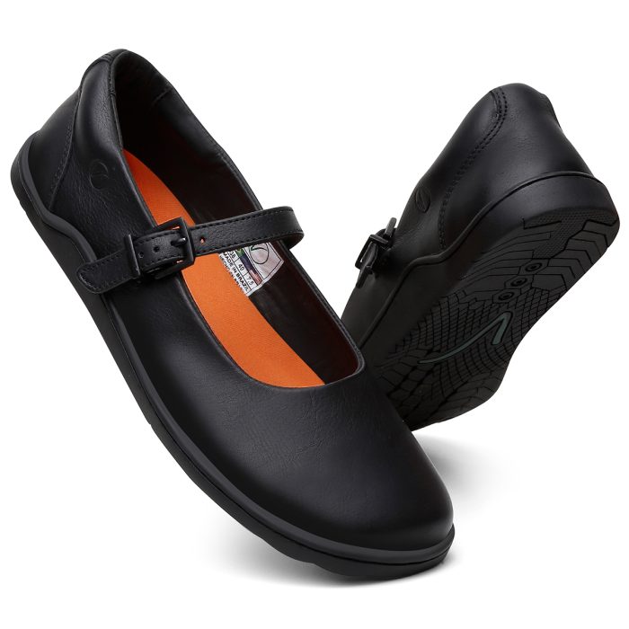 Sapatilha Barefoot Boto-Cor-de-Rosa - Preta - Imagem 3